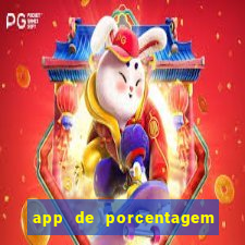 app de porcentagem de jogos slots